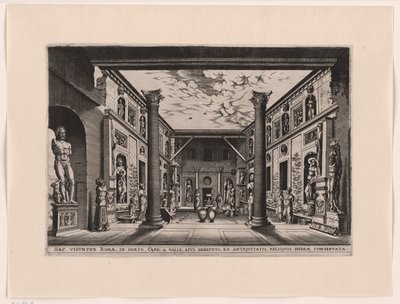 Sculpture Garden in Palazzo Valle, Capranica by anonymous (attributed to)