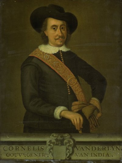 Portrait of Cornelis van der Lijn, Governor-General of the Dutch East Indies by anonymous (copy after)