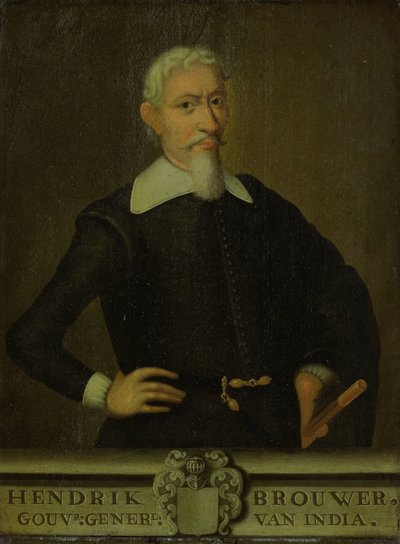 Portrait of Hendrik Brouwer, Governor-General of the Dutch East Indies by anonymous (copy after)