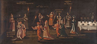 Vow of the Pheasant (Philip the Good and Isabella at the Feast of the Pheasant in Lille in 1454) by anonymous (copy after)