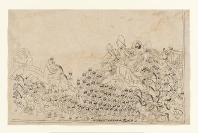 A Ruler in Procession by anonymous 