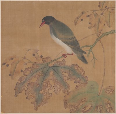 Bird on Branch by anonymous 