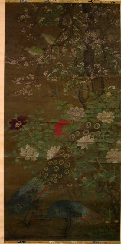Birds and Flowers by anonymous 