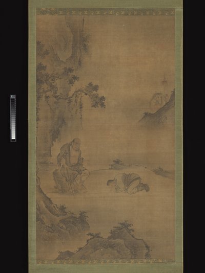 Daoist Immortal Li Tieguai Receiving a Visitor by anonymous 