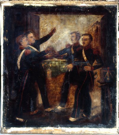 At the Four Sergeants of La Rochelle. Innkeeper