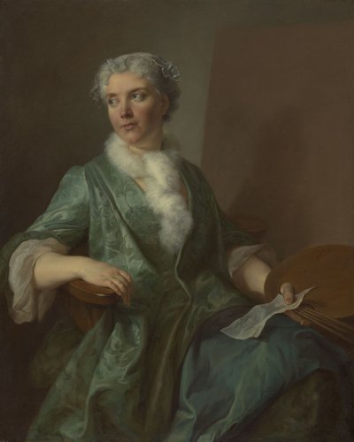 Portrait of a Woman Artist by anonymous 