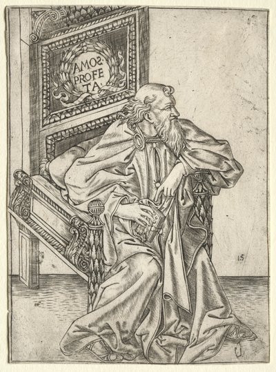 The Prophets: Amos by attributed to Baccio Baldini