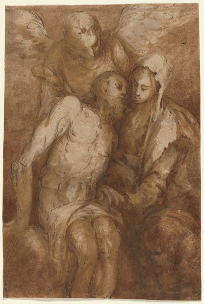 Pietà by attributed to El Greco