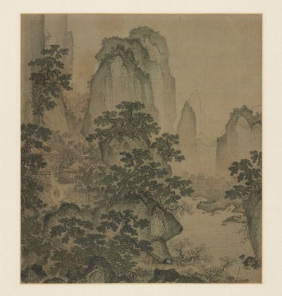The Haven of the Peach-Blossom Spring by attributed to Shi Rui