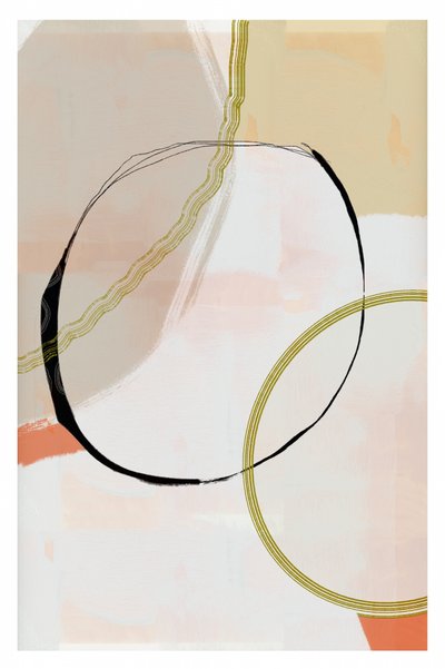Abstract Gold Circles by cartissi