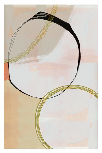 Abstract Gold Circles by cartissi