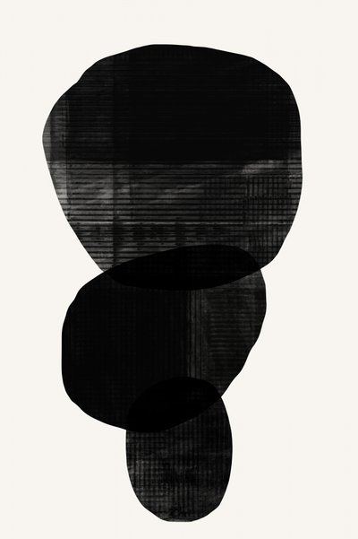 Black Organic Shapes by cartissi