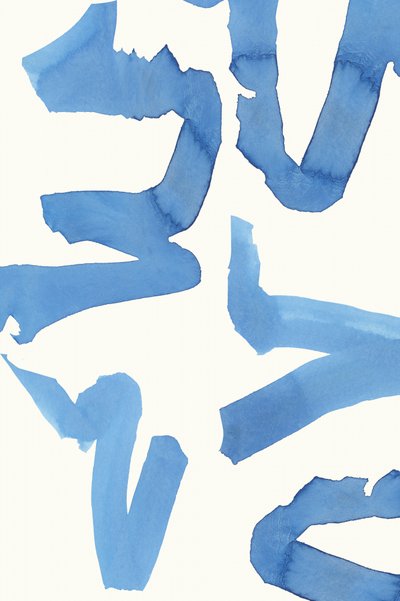 Blue Fluid Abstract by cartissi