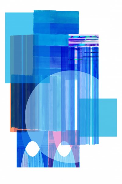 Blue Geometric Layers by cartissi
