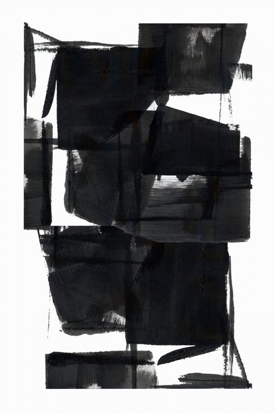 Bold Black Abstract by cartissi