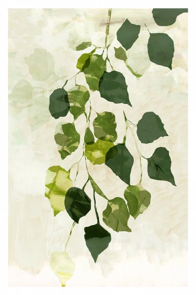 Cascading Green Leaves by cartissi