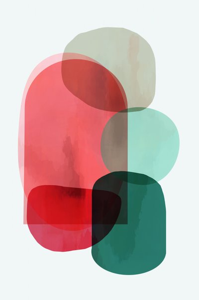 Colorful Organic Shapes by cartissi