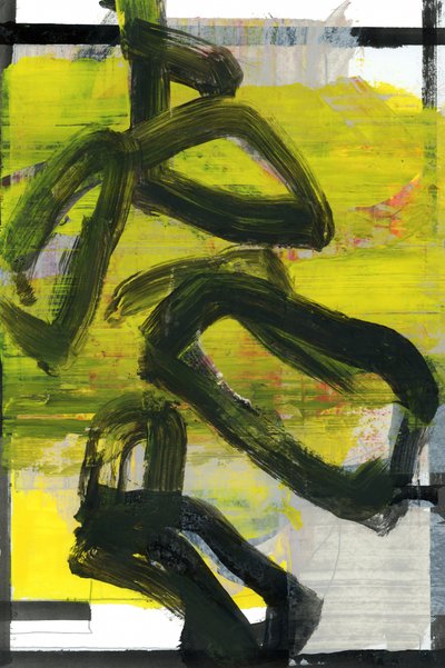 Dynamic Yellow Abstract by cartissi