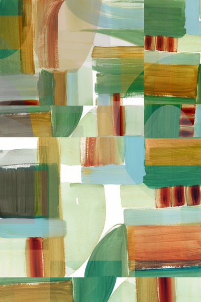 Earthy Block Painting by cartissi