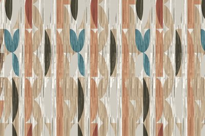 Earthy Geometric Pattern by cartissi