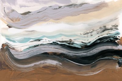 Flowing Ocean Abstract by cartissi