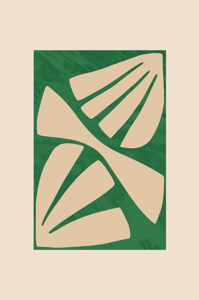 Green Organic Shapes by cartissi