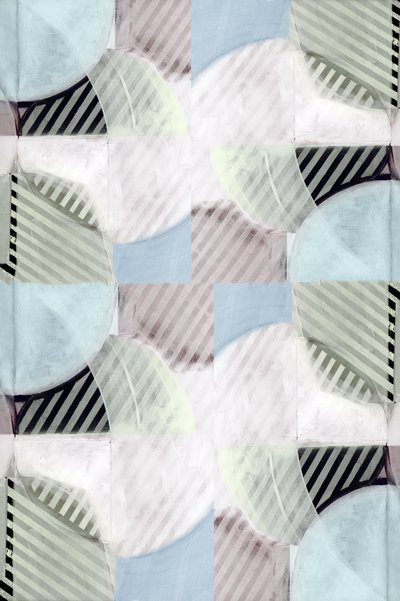 Interlocking Pastel Shapes by cartissi