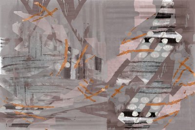 Layered Copper Abstract by cartissi