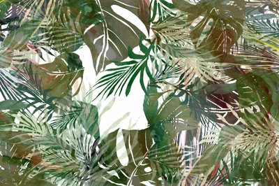 Lush Tropical Foliage by cartissi