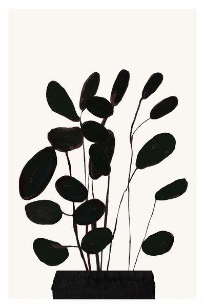 Minimalist House Plant by cartissi