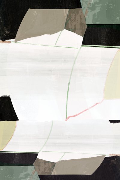 Muted Geometric Abstract by cartissi
