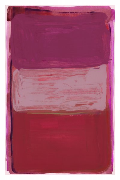 Plum Red Color Blocks by cartissi