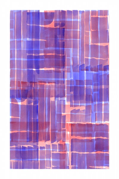 Purple Pink Grid Layers by cartissi