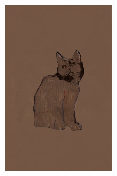 Quiet Brown Cat by cartissi