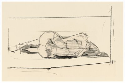 Reclining Nude Sketch by cartissi