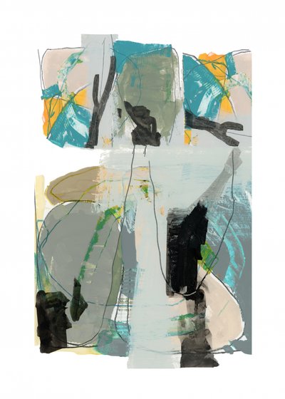 Serene Abstract Landscape by cartissi