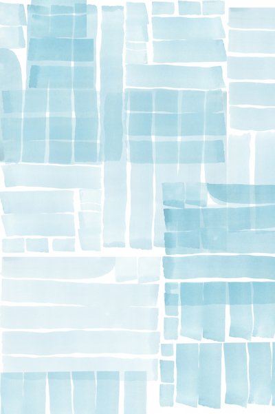 Soft Blue Grid by cartissi