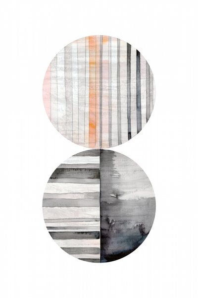 Watercolor Geometric Circles by cartissi