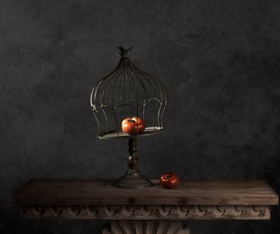 Moody Apple Still Life by chenyi wang