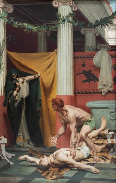 The Death of the Emperor Commodus by Kosma Sergejewitsch Petrow Wodkin