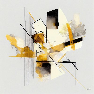 Abstract Geometric Shapes by F. Abderrahim