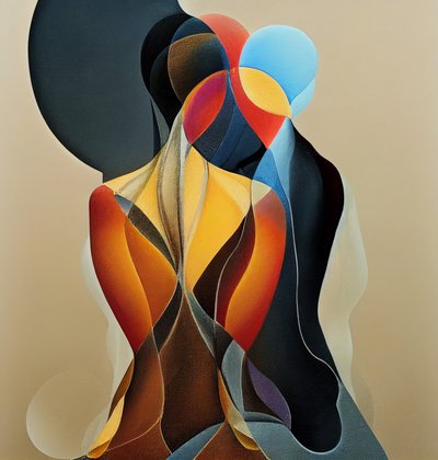 Contemporary Abstract Figurative Art by F. Abderrahim