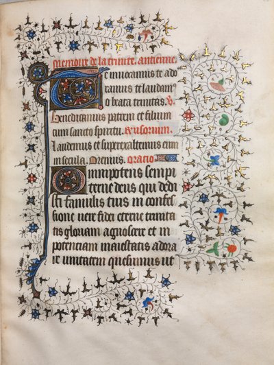 Book of Hours: Decorated Initial by follower of Boucicaut Master