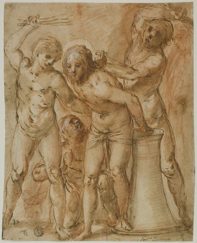 Flagellation of Christ by follower of Giuseppe Cesari