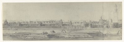 View of Kampen, 1672 by frères Moreau