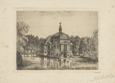 View of Trompenburgh by jonkheer Barthold Willem Floris van Riemsdijk