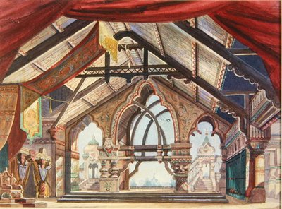 Stage design for Rimsky-Korsakov