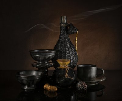 Dark Rustic Still Life by larryliu