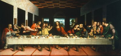 Copy of Last Supper by Leonardo da Vinci by or Magno Cesare Magni