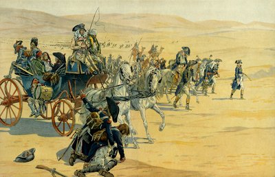 Campaign or Expedition from Egypt from Napoleon I Bonaparte between 1798 and 1801. Illustration by Jacques Marie Gaston Onfray de Breville dit JOB. Private Collection by pseudonym for Onfray de Breville Jacques Job